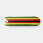 Zimbabwaanse vlag persoonlijk skateboard (Horizontaal)