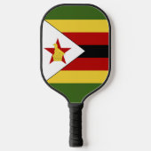Zimbabwaanse vlag pickleball paddle (Voorkant)