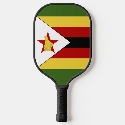 Zimbabwaanse vlag pickleball paddle (Achterkant)