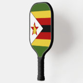 Zimbabwaanse vlag pickleball paddle (Links)