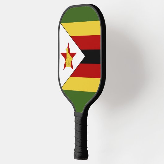 Zimbabwaanse vlag pickleball paddle (Links)