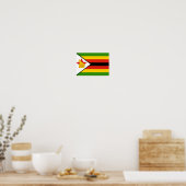 Zimbabwaanse vlag poster (Keuken)