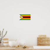 Zimbabwaanse vlag poster (Keuken)