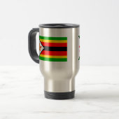 Zimbabwaanse vlag reisbeker (Voorkant links)
