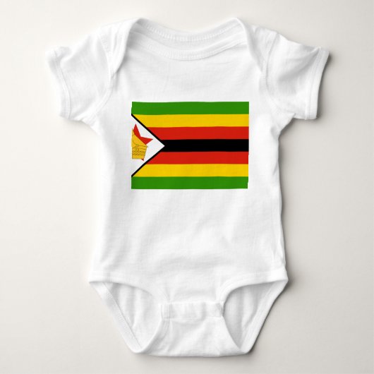Zimbabwaanse vlag romper (Voorkant)