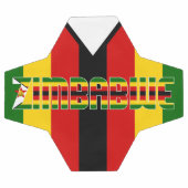 Zimbabwaanse Vlag Schattig Patriottisch Voetbal (Enkel)