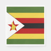 Zimbabwaanse vlag servet (Voorkant)