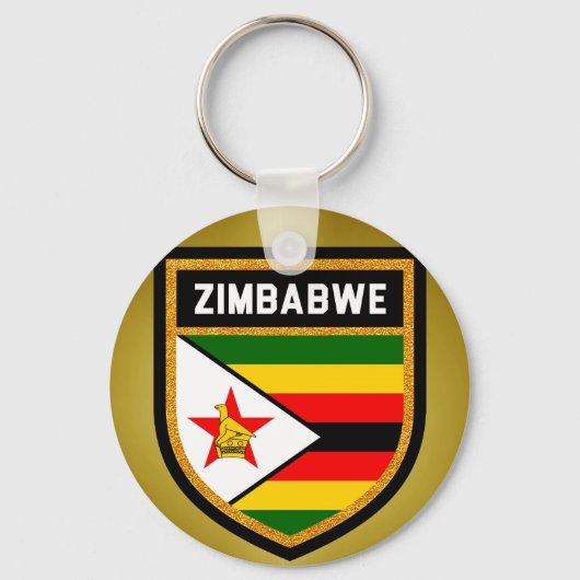 Zimbabwaanse vlag sleutelhanger (Voorkant)