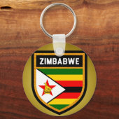 Zimbabwaanse vlag sleutelhanger (Voorkant)