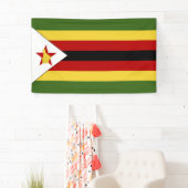 Zimbabwaanse vlag spandoek (Insitu)