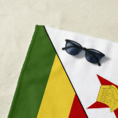 Zimbabwaanse vlag strandlaken (In situ)