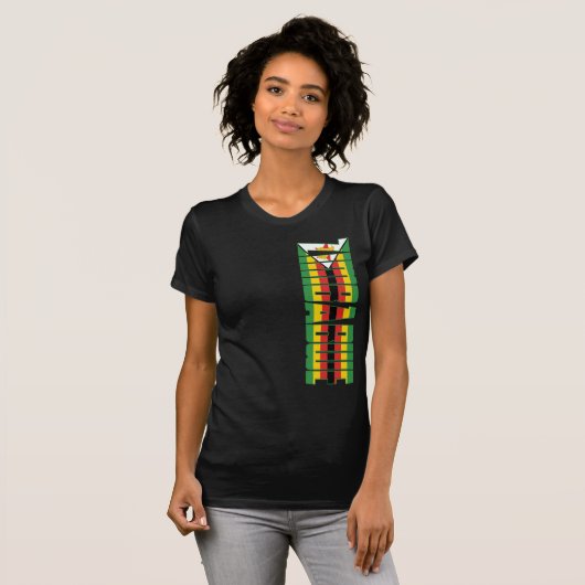 Zimbabwaanse vlag t-shirt (Voorkant volledig)