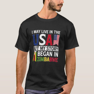 Zimbabwaanse vlag t-shirt