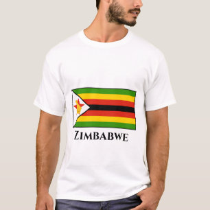 Zimbabwaanse vlag t-shirt