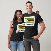 Zimbabwaanse vlag t-shirt (Unisex)
