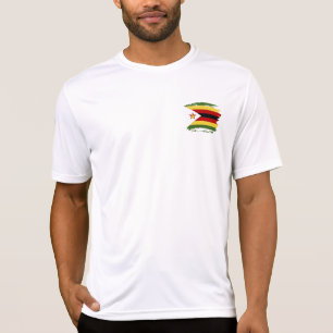 Zimbabwaanse vlag t-shirt
