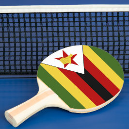 Zimbabwaanse vlag tafeltennisbatje
