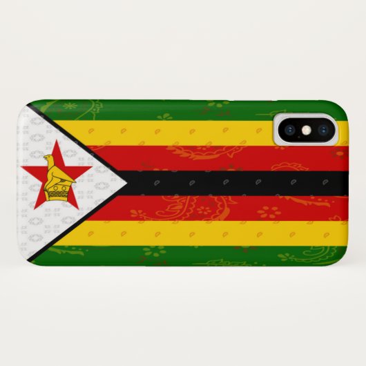 Zimbabwaanse vlag Telefoonzaak Case-Mate iPhone Case (Achterkant (horizontaal))