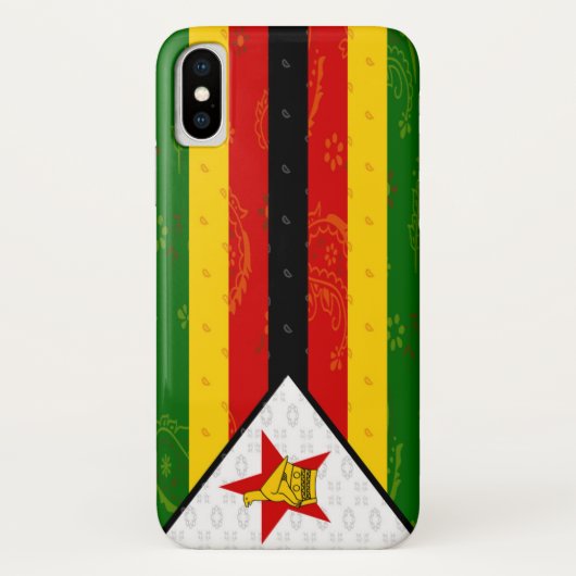 Zimbabwaanse vlag Telefoonzaak Case-Mate iPhone Case (Achterkant)