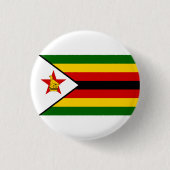 Zimbabwaanse vlag, vlag van Zimbabwe Ronde Button 3,2 Cm (Voorkant)