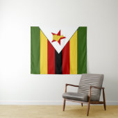 Zimbabwaanse vlag wandkleed (In Situ (horizontaal))