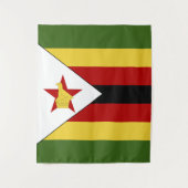 Zimbabwaanse vlag wandkleed (Voorkant)
