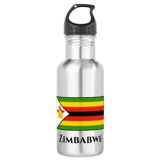 Zimbabwaanse vlag waterfles  (Voorkant)