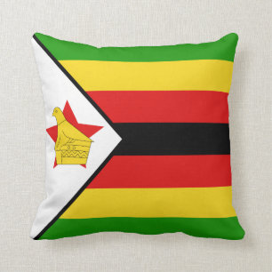 Zimbabwaanse vlag x vlag kussen