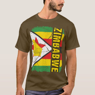 Zimbabwaanse vlag Zimbabwe Pride Roots Herit T-shirt