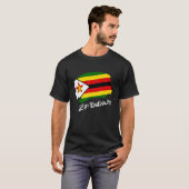 Zimbabwaanse vlag Zimbabwe T-shirt (Voorkant volledig)