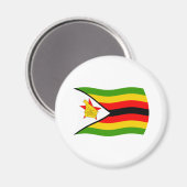 Zimbabwaanse Vlagmagneet Magneet (Voorkant / Achterkant)