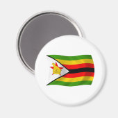 Zimbabwaanse Vlagmagneet Magneet (Voorkant / Achterkant)