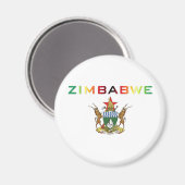 Zimbabwaanse wapenstilstand magneet (Voorkant / Achterkant)