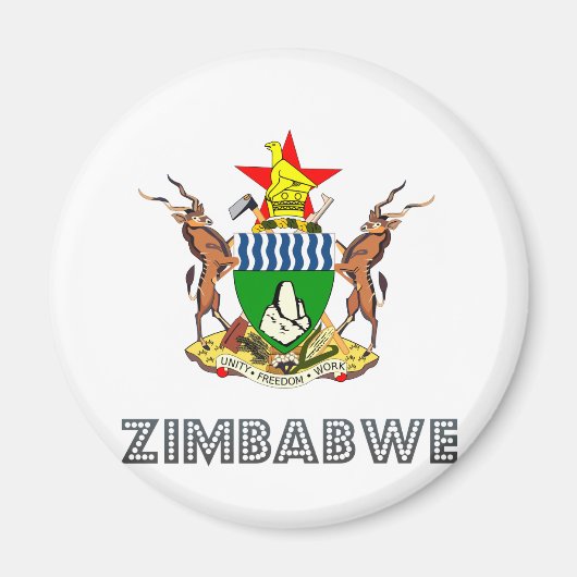 Zimbabwaanse wapenstilstand magneet (Voorkant)