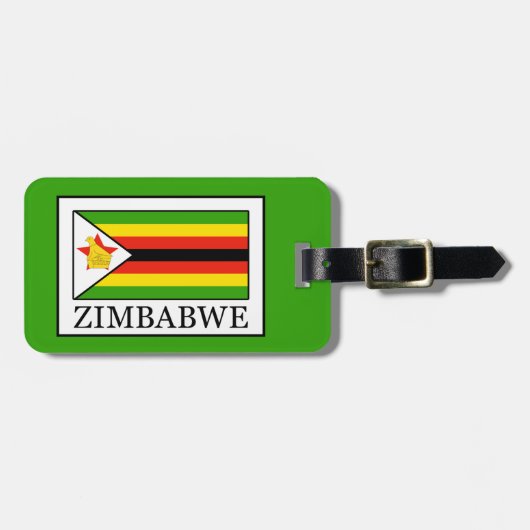 Zimbabwe Bagagelabel (Voorkant horizontaal)