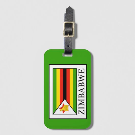 Zimbabwe Bagagelabel (Voorkant (verticaal))