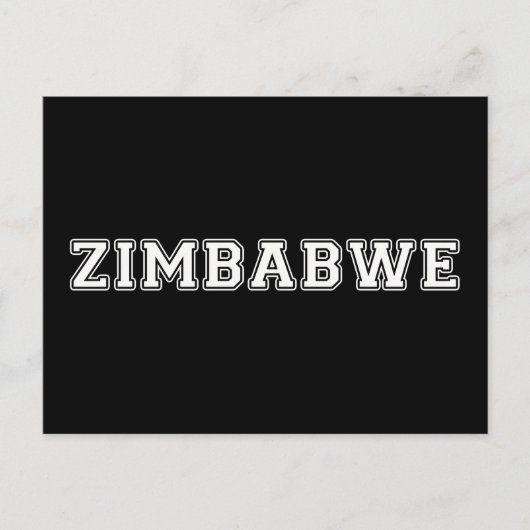 Zimbabwe Briefkaart (Voorkant)