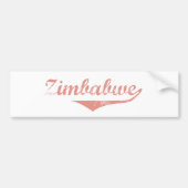 Zimbabwe Bumpersticker (Voorkant)