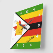 Zimbabwe Clock, patriottisch huis, Zimbabwaanse vl Vierkante Klok (Hoek)