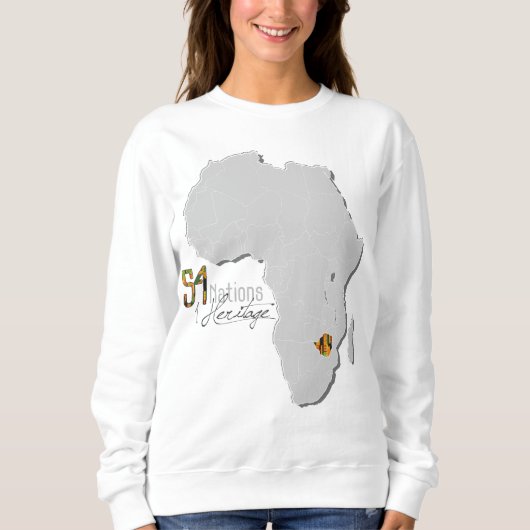 'Zimbabwe' Crewneck Sweatshirt (Voorkant)
