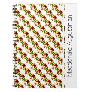 ZIMBABWE Custom Flag Patriotic Notitieboek Journal