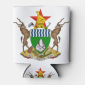zimbabwe embleem blikjeskoeler (Voorkant)