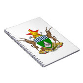 zimbabwe embleem notitieboek (Rechterzijde)