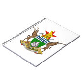 zimbabwe embleem notitieboek (Linkerzijde)