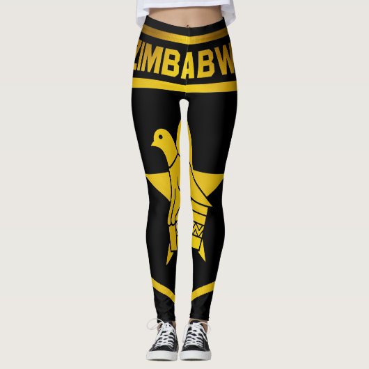 Zimbabwe Emblem Leggings (Voorkant)