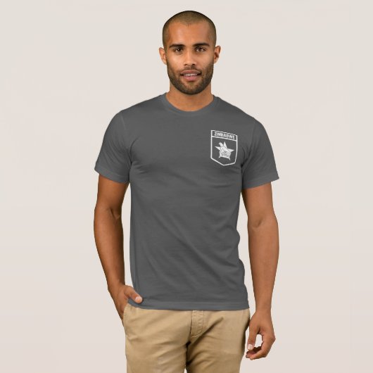 Zimbabwe Emblem T-shirt (Voorkant volledig)