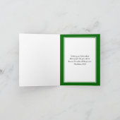 ZIMBABWE FLAG | Festive Plum Pudding | Kerstmis Feestdagen Kaart (Binnen)