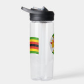 "Zimbabwe Flag, Patriottisch Zimbabwe Waterfles (Rechts)