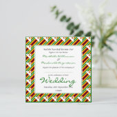 ZIMBABWE FLAG Personalized Wedding Celebration Kaart (Staand voorkant)