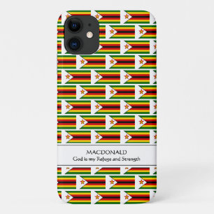 ZIMBABWE Gepersonaliseerde Schrift Toevlucht & Kra Case-Mate iPhone Case